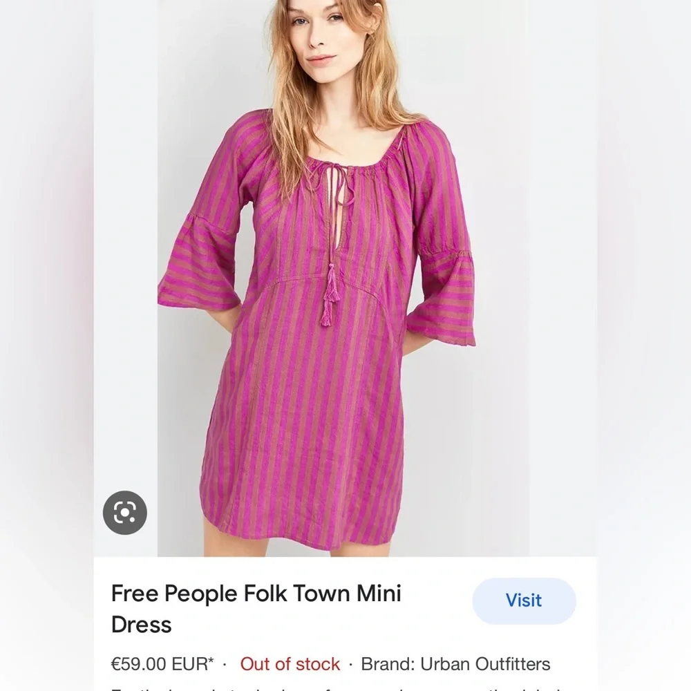Free People Folk Town Mini Dress - Picture 7 of 13